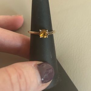 Fashion citrine ring